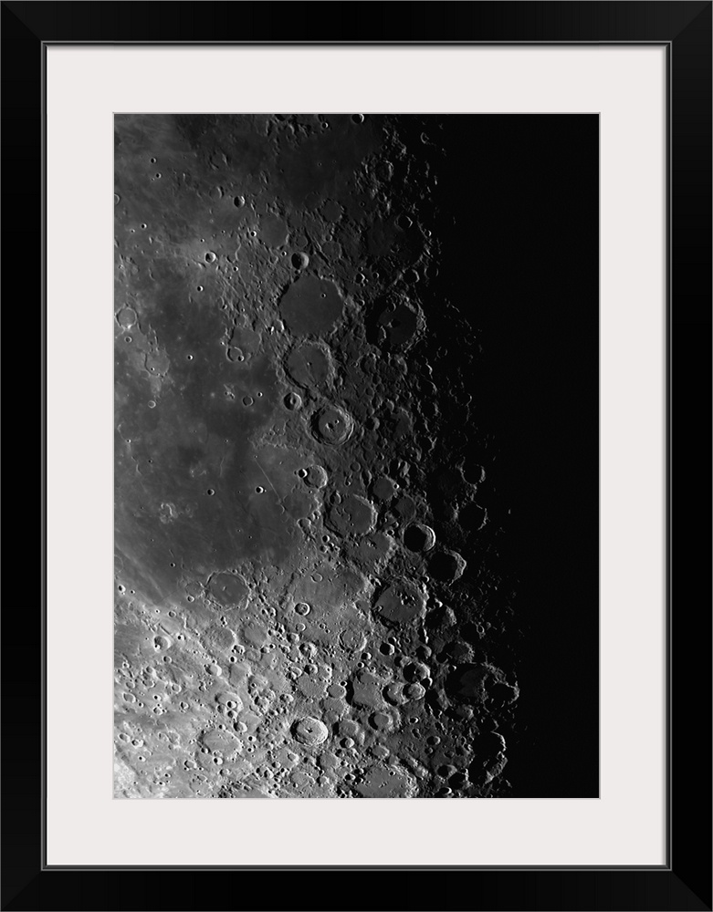 Rupes Recta ridge and craters Pitatus and Tycho