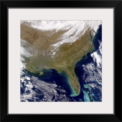 Satellite view of the southeastern United States