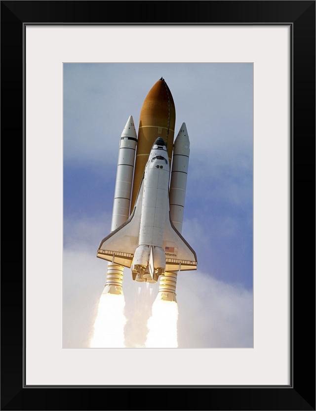Space Shuttle Atlantis lifts off from Kennedy Space Center Florida