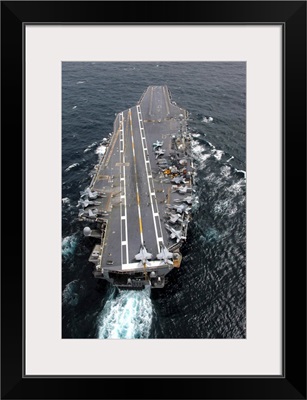 The Nimitz-class aircraft carrier USS John C Stennis