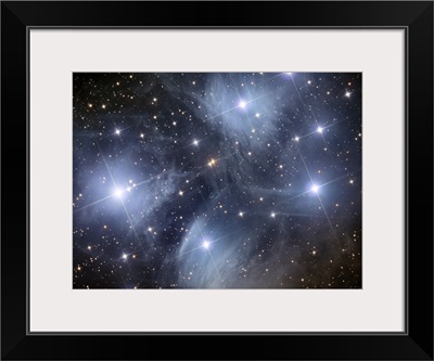 The Pleiades, an open cluster of stars in the constellation Taurus