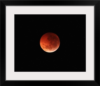 The totality phase of a lunar eclipse during the 2010 solstice