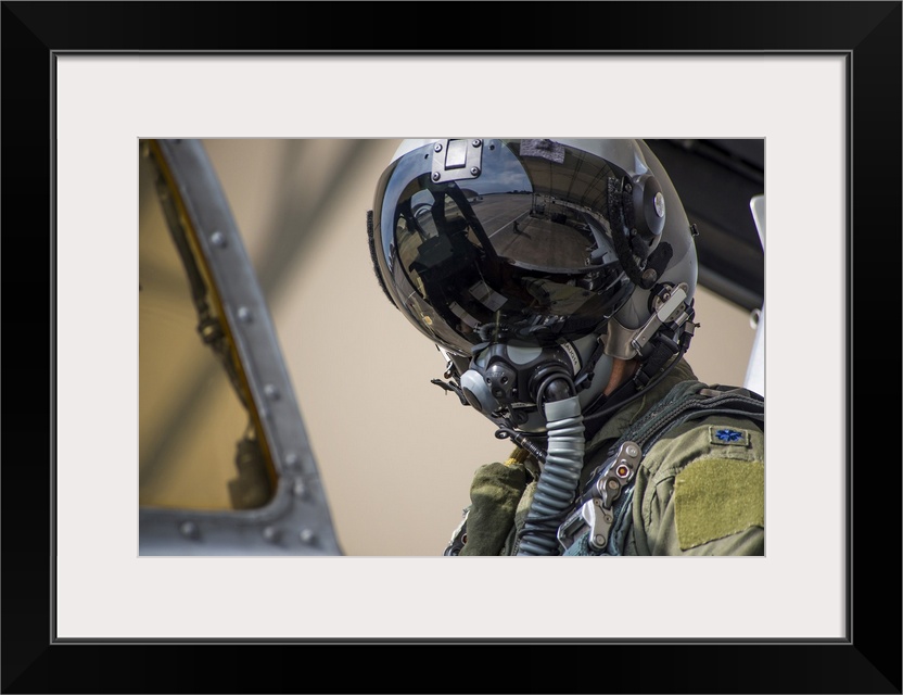 July 17, 2014 - U.S. Air Force pilot conducts preflight checks on an A-10C Thunderbolt II at Moody Air Force Base, Georgia.