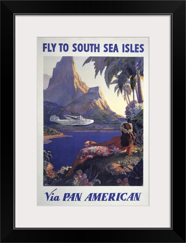 Vintage Pan Am Advertisement, 1938