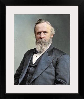Vintage portrait of President Rutherford B. Hayes