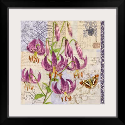 Lavender and White Botanical II