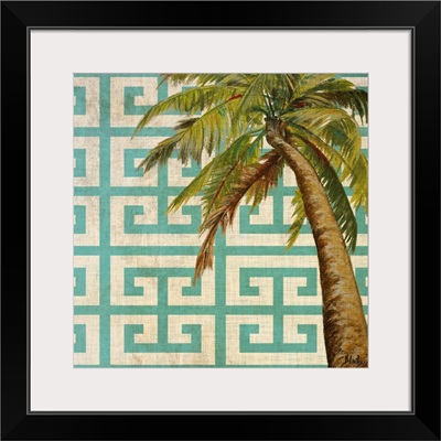 Beach Palm Turquoise Pattern II