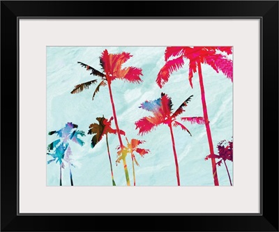 Colorful Beach Palms