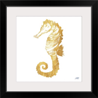Gold Square Seahorse II