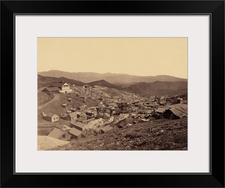 Nevada, Gold Hill, 1867. A View Of Gold Hill, Nevada. Photograph By Timothy O'Sullivan, 1867.