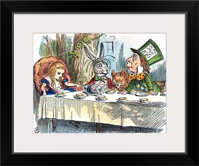 Alice's Mad-Tea Party, 1865, Alice's Adventures in Wonderland