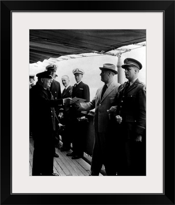Atlantic Conference, 1941, Winston Churchill and President Franklin D. Roosevelt