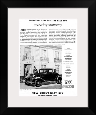 Automobile Ad, 1932