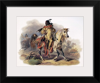 Bodmer, Blackfoot Horseman