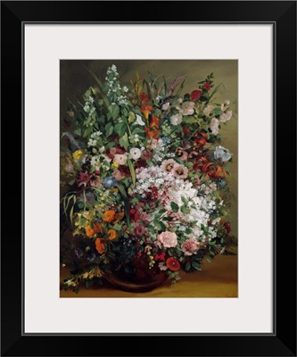 Bouquet Of Flowers In A Vase, 1862