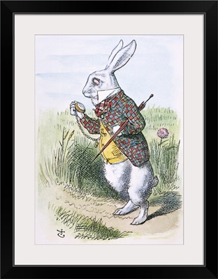 Carroll: White Rabbit 1865, Alice's Adventures in Wonderland