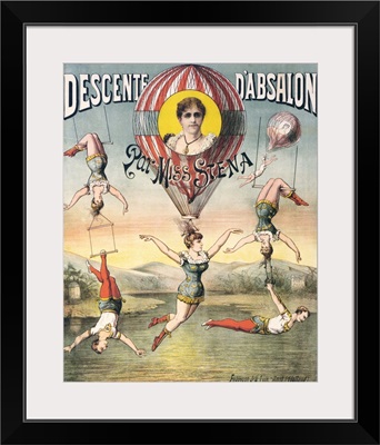 Descente d'Absalon par Miss Stena, 1890