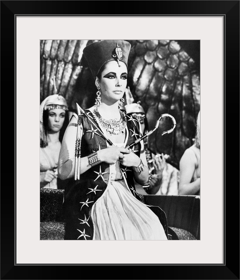 Elizabeth Taylor in the title role of the 1963 motion picture 'Cleopatra.'