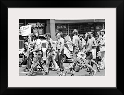 Gay rights demonstration during the DNC n in New York City, 1976