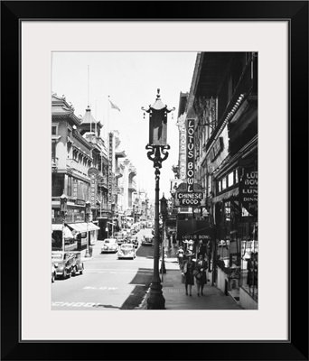 Grant Avenue, the Main Street Of Chinatown In San Francisco, c1940