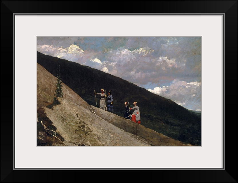 Homer, In the Mountains. Oil On Canvas, Winslow Homer, C1877.