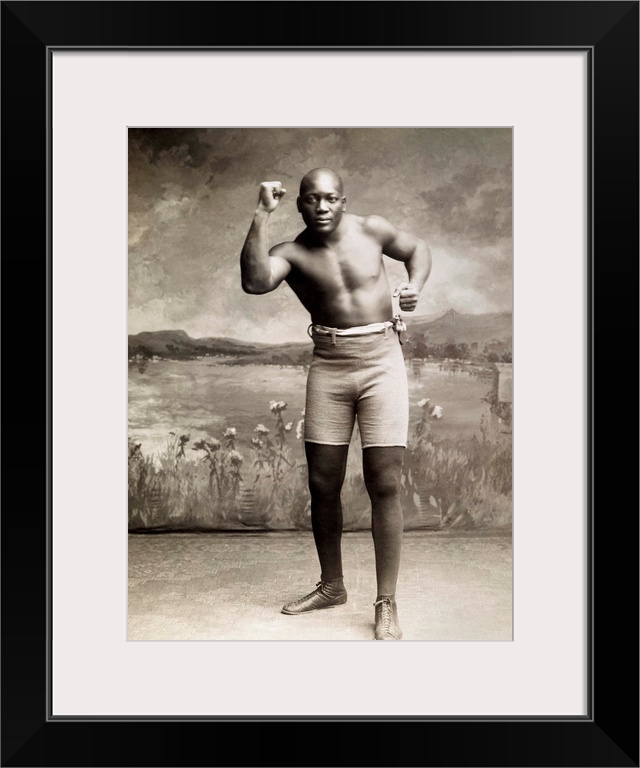 American boxer. Photographed in 1910.