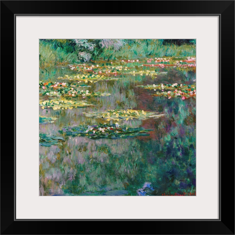 Monet, Le Bassin, 1904. 'Le Bassin Des Nympheas.' Oil On Canvas, Claude Monet, 1904.