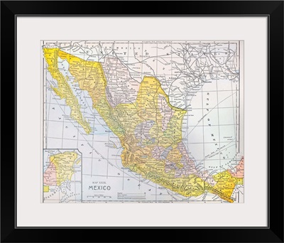 Map, Mexico