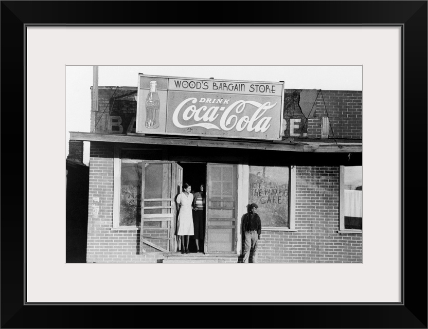 Mississippi, Cafe, 1939. A Rural Cafe At Mound Bayou, Mississippi. Photograph By Russell Lee, January 1939.