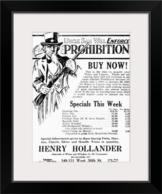 Prohibition, 1919
