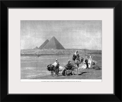 Pyramids At Giza, 1882