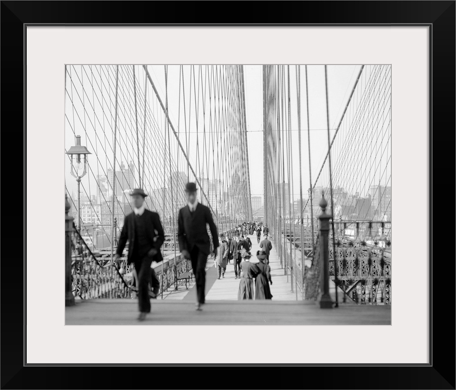 The Brooklyn Bridge, New York City. Photograph, c1910.