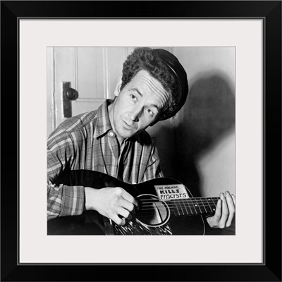 Woody Guthrie (1912-1967), American folk singer