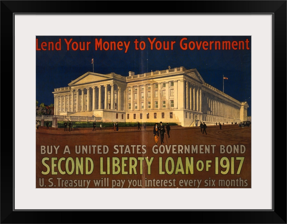 American World War I Liberty Loan poster, 1917.