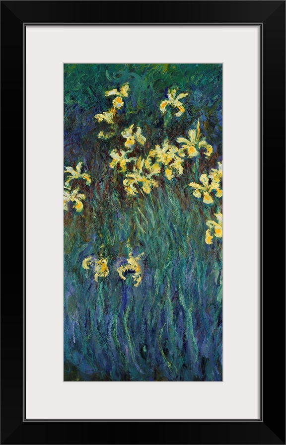 Monet, Yellow Irises. Oil On Canvas, Claude Monet, C1915.