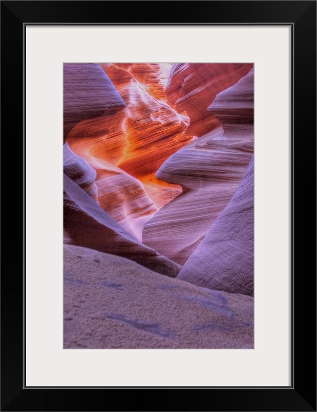 Inside Lower Antelope Canyon near Page Arizona