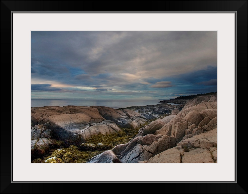 A rocky foreshore