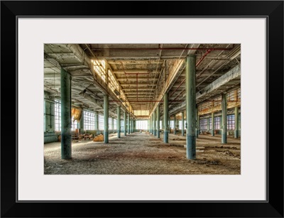 Disused factory interior