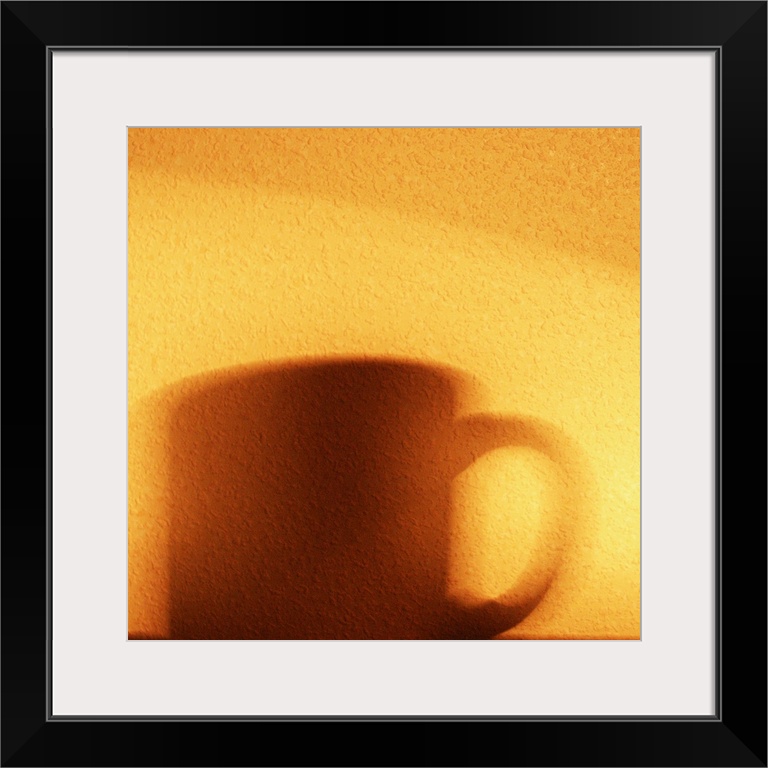 Shadow of a coffee mug