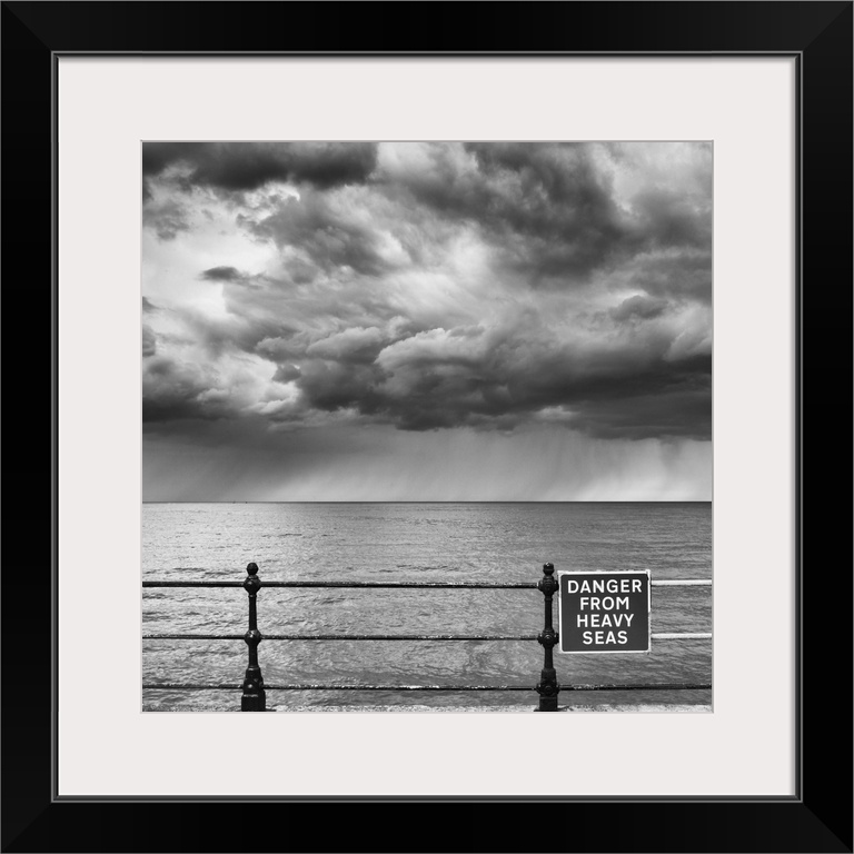 Stormy skies at Scarborough, North Yorkshire, UK