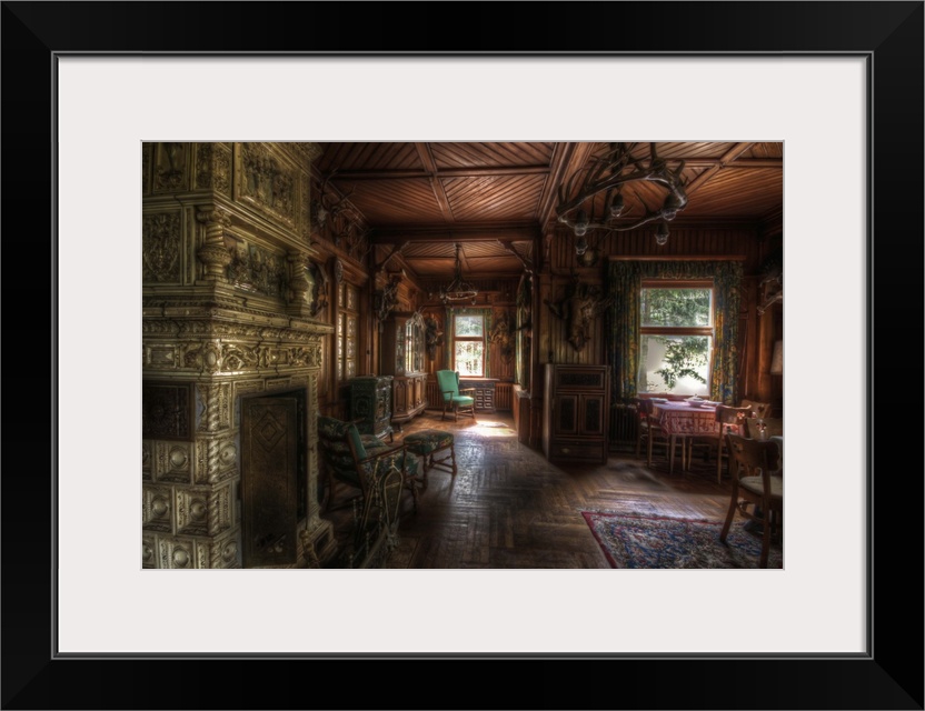 An old unused hotel in the Black Forest Germany