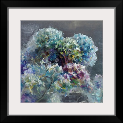 Abstract Hydrangea Dark