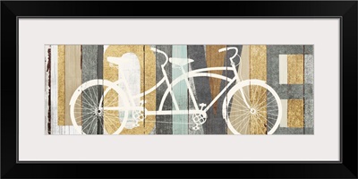 Beachscape Tandem Bicycle Love Gold Neutral