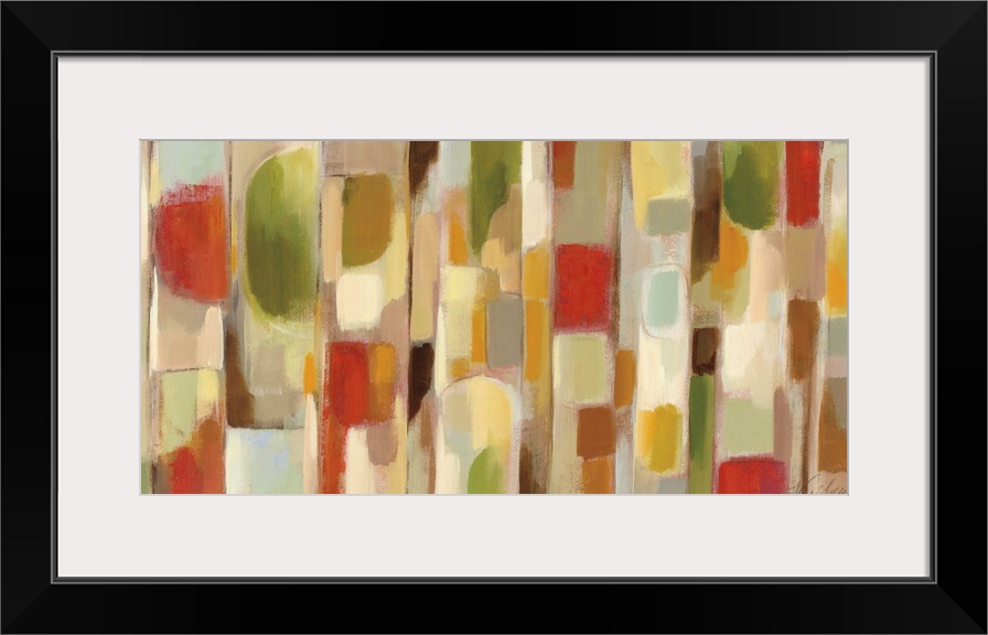 Contemporary abstract artwork in neutral, earthy tones.