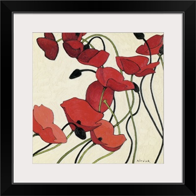 Poppies and Cream II