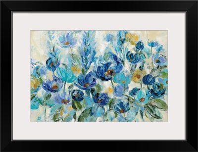 Scattered Blue Flowers