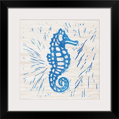 Sea Creature Seahorse Blue