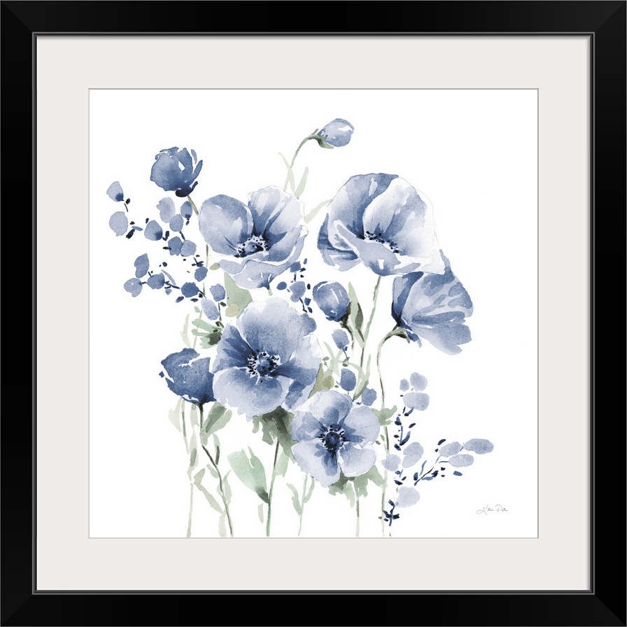 Secret Garden Bouquet II Blue