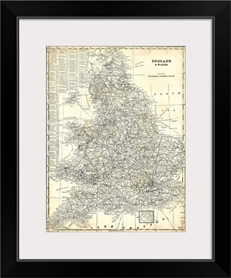 Antique Map of England