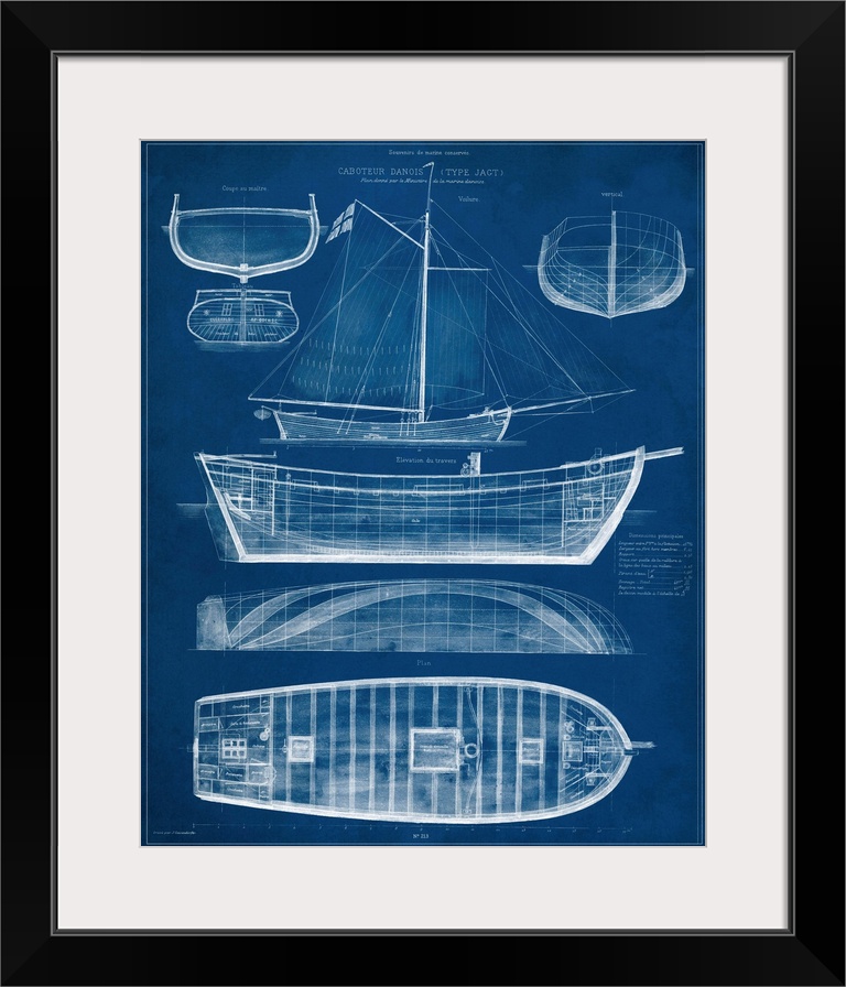 Antique Ship Blueprint II